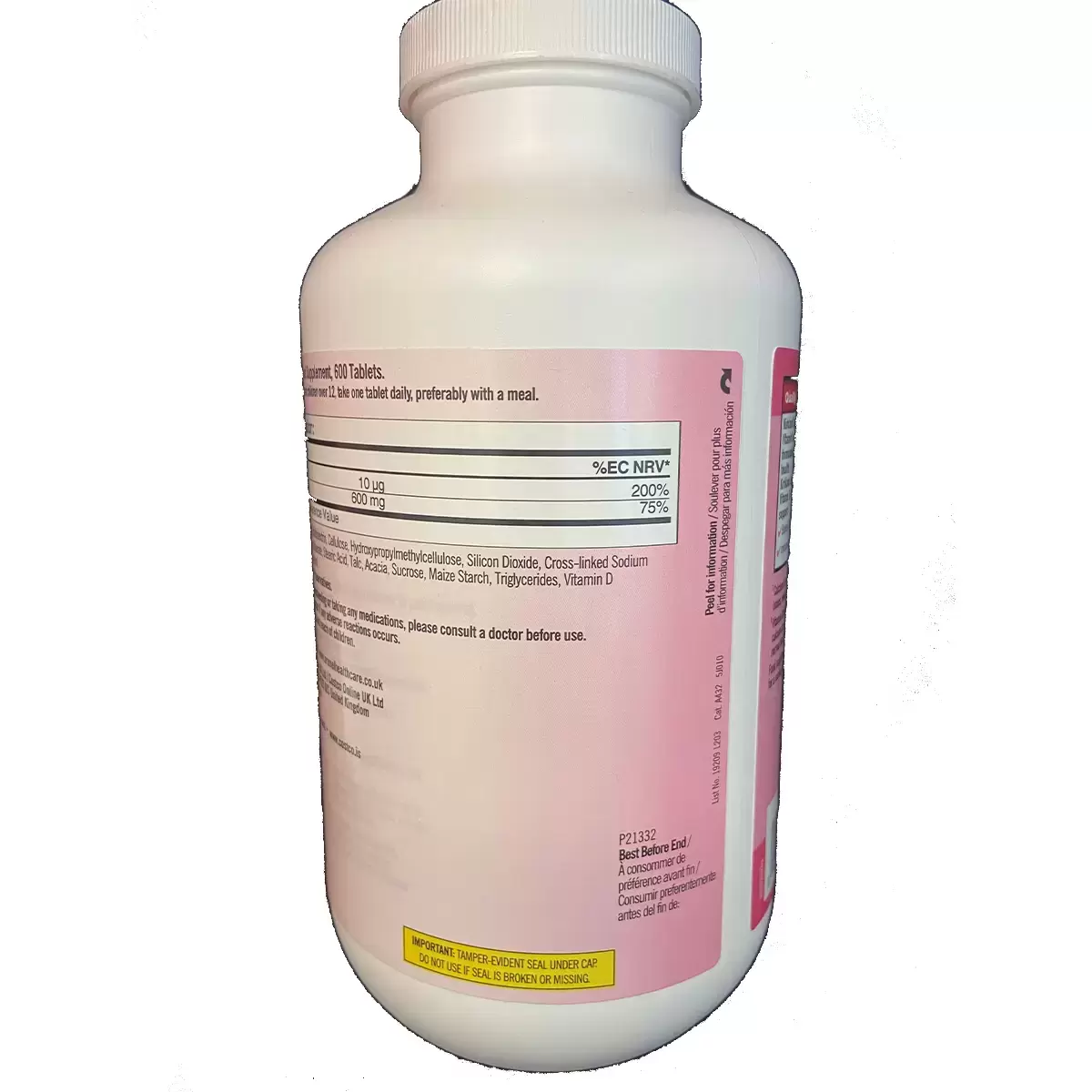 Calcium & Vitamin D3 - Vitamins-Supplements
